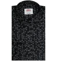Print Black Shirt : Ditto
